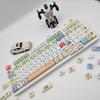 Crayon Shin-chan Pink PBT Keycap Set: Cute, Customizable Dye-Sublimated Keycaps for Mechanical Keyboards