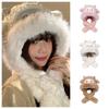 Thickened Ear Protection Hat Warm Lei Feng Cap Kawaii Little Sheep Plush Hat Streetwear