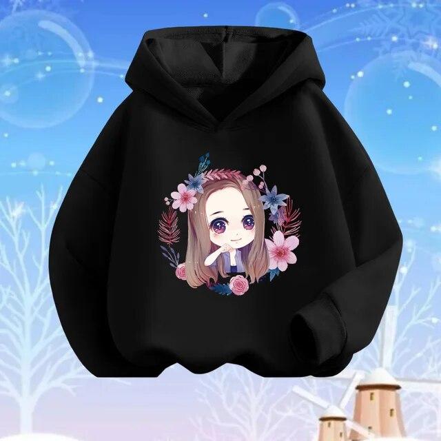 Модные толстовки с принтом Эйфелевой башни в Париже для девочек, осенние и зимние тонкие уличные пуловеры с длинными рукавами