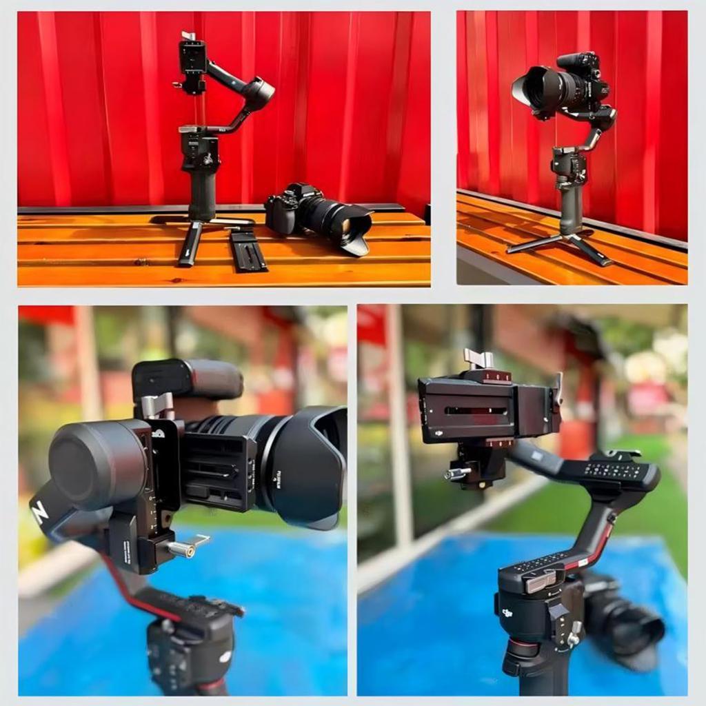 KOKIGAFOTO Вертикальное крепление для камеры для стабилизатора DJI RS 2 3 Pro, пластина для портретной съемки, быстрая регулировка баланса, аксессуар для фотографии