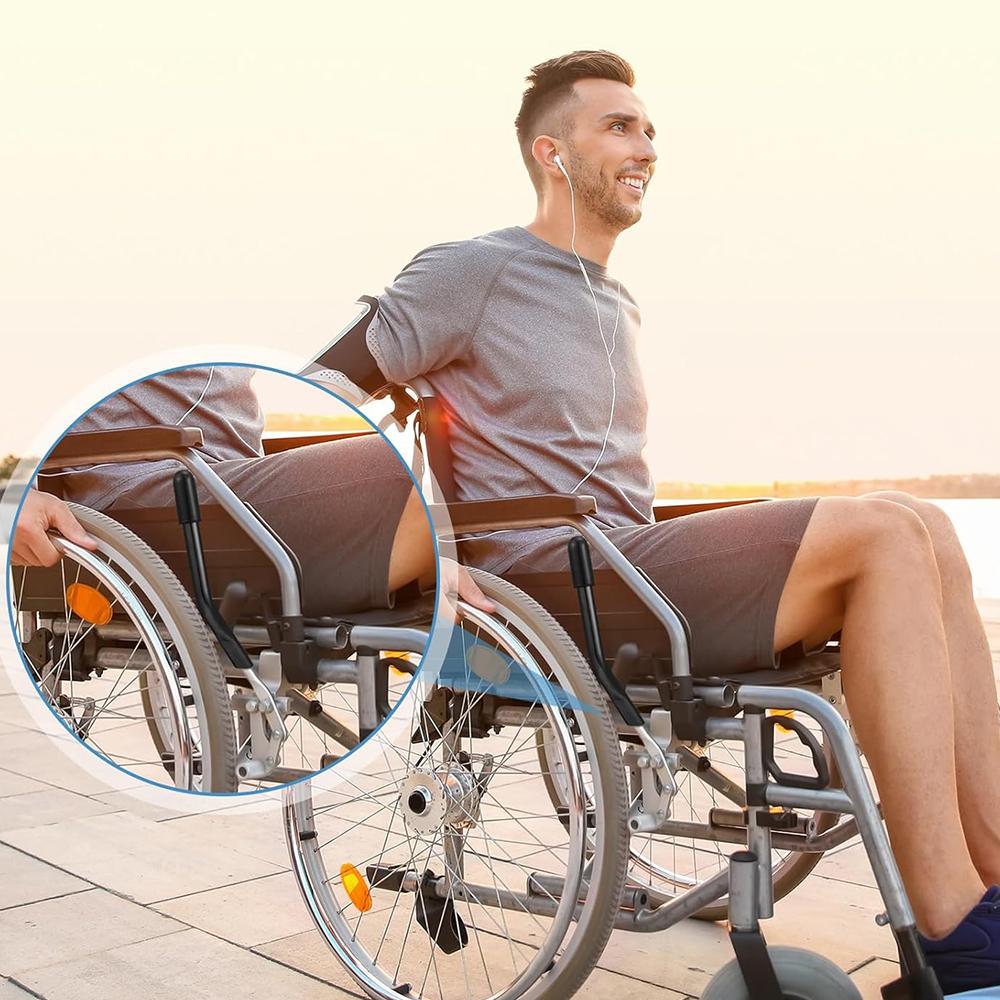 2 шт. Удлинители тормозов для инвалидной коляски для транспортировочной, откидной, тормозные детали