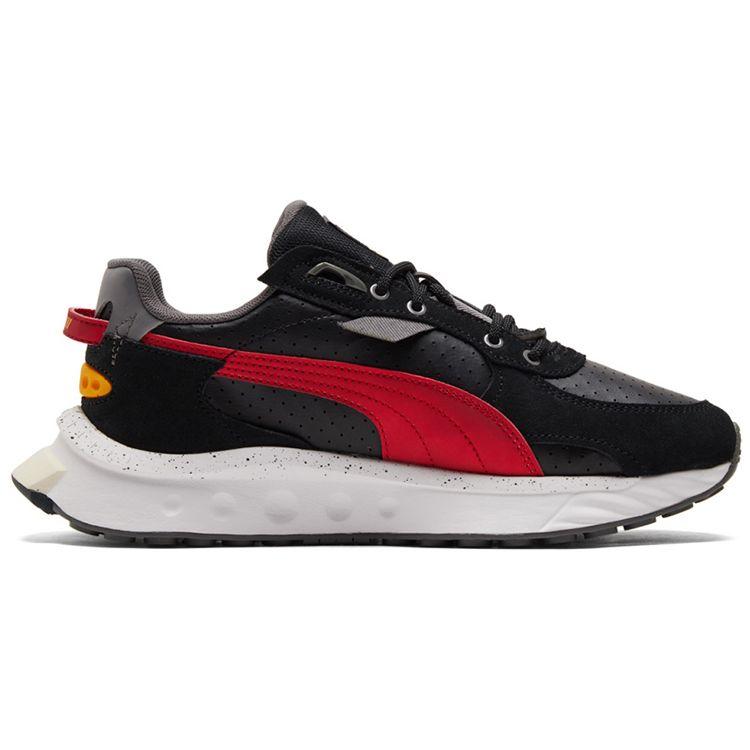 Puma Scuderia Ferrari X Wild Rider Black Rosso Corsa Unisex Sneakers Smoked-Pearl 306937-01
