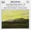CD JOHANNES BRAHMS, CHRISTIAN KÖHN; SI - Four Hand Piano 10  8557056 Naxos 2004 Non Japan Classical Used
