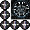 New 2026 Car Sticker For Ford 4Pcs Car styling 56mm Car Tyre Wheel Center Hub Cap Badge sticker For Ford Mustang FIESTA Focus Sh