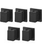 Yamazaki Smart Cable Magnetic Cable W2 X X H2cm 10194 Clips, Holders, 5-Piece Set, Black, D1.4 (Each),