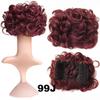 Curly Hair Chignons Hair Bun Claw Clip On Hair Wedding Retro Style