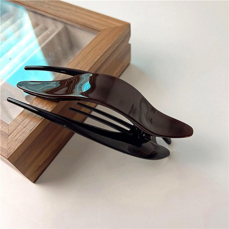 Acetate Material Hair Clip For Women Trendy Duckbill Clip For Various Hairstyles