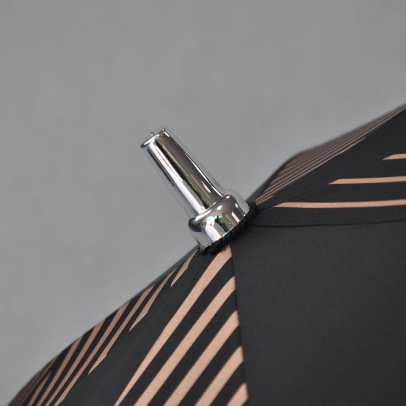30 Inch Striped Automatic Golf Umbrella Enlarged Rainproof Windproof Reinforced Straight Long Handle Business Gift Golf Umbrella