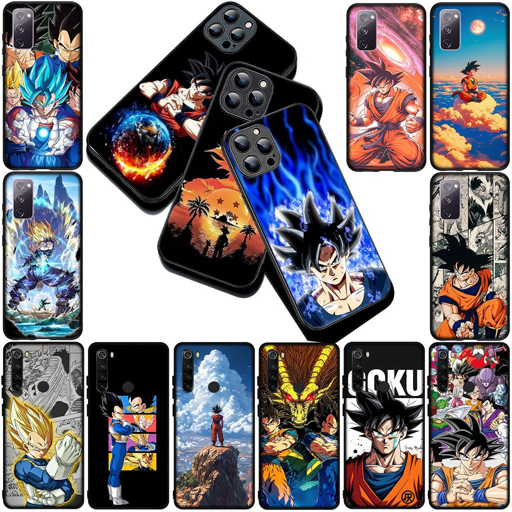 Чехол для Samsung Galaxy S22 S21 S20 FE Ultra Plus A07 A17 A15 A16 A25 A57 A37 Чехол Драконы Гоку Шары DragonBalls Веджета Z