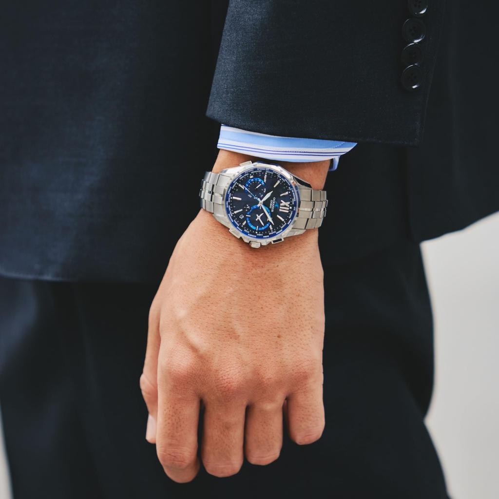 Casio Oceanus Manta Солнечные часы Серебристые Радиоуправляемые OCW-S3400-1AJF
