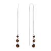Silver Earrings with Natural Garnet 2.107ct (2167457)