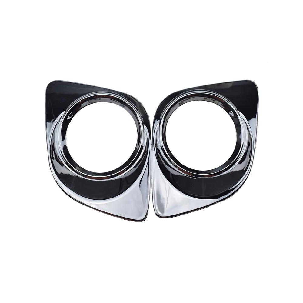 Левая и правая хромированные накладки на противотуманные фары переднего бампера подходят для Toyota Venza 2009-2012