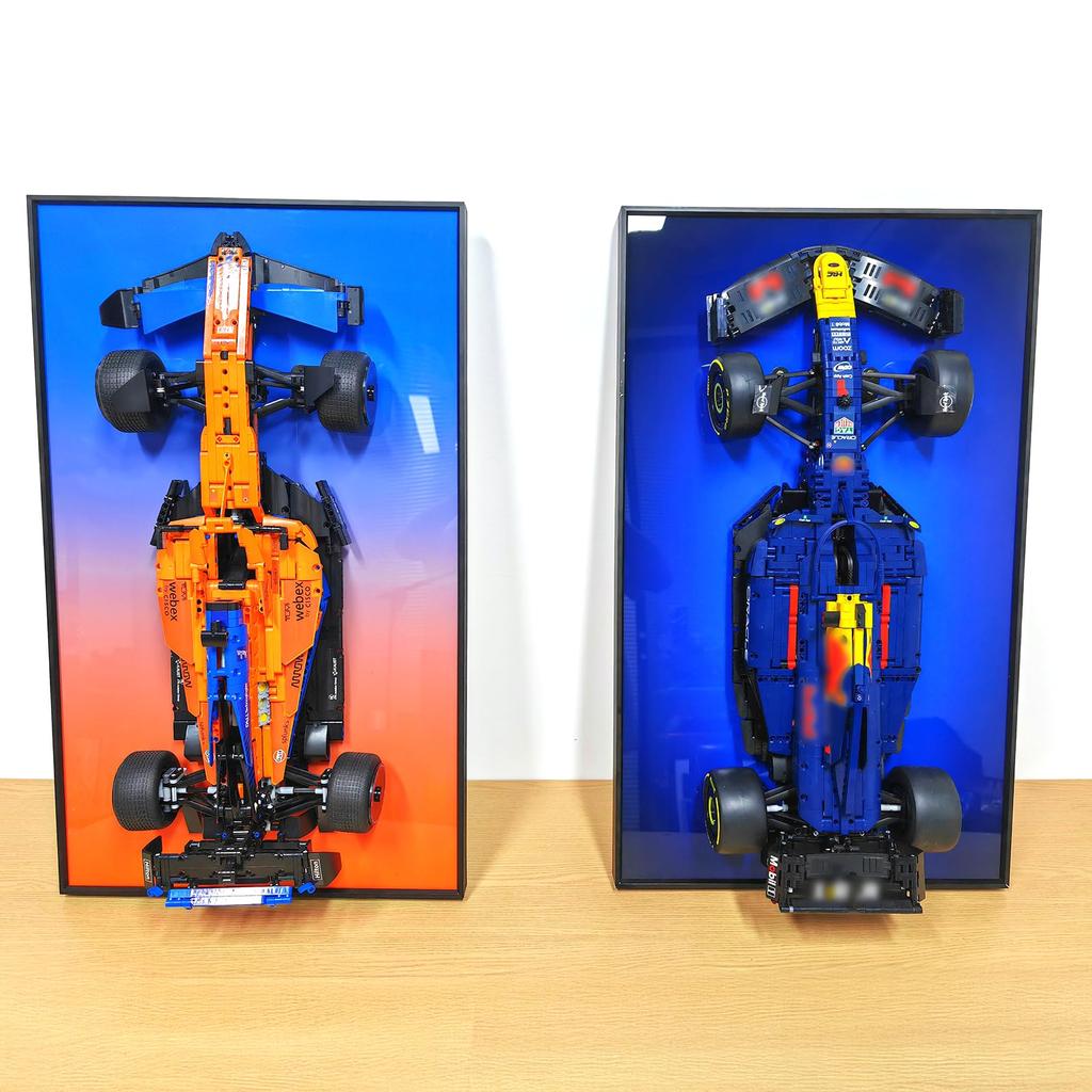Sungvool Building Block 42206 F1 Race Car Display Wallboard with LEGO Technic Oracle Red Bull Racing RB20 F1 Not Made of Maximize Aluminum Alloy