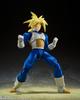 TAMASHII NATIONS S.H.Figuarts Dragon Ball Super Saiyan Trunks - The Super Power He Holds Within, Approximately 140mm, PVC & ABS, Painted Mov