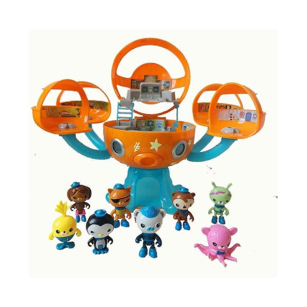 2025 Octonauts Octopod Castle Adventure Playset, 8Pcs Action Figure Dolls Set with Barnacles