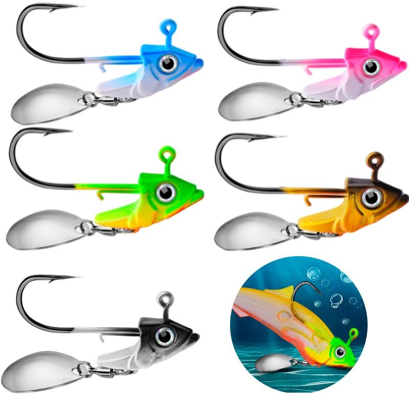 Proberos Jig018 Рыболовная приманка с джиг-головкой и мягкой рыбой Вес 7 г 10 г 15 г Идеально подходит для донной рыбалки в Северной Америке