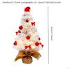 Tabletop Christmas Tree Mini Artificial with 20 LEDs Lights & Ball for