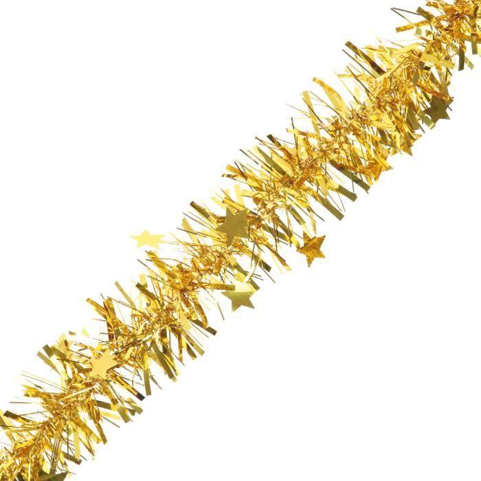 Guirlande - 1001kdo - Etoile - 2m - Jaune - 3 Plis - Décoration De Noël