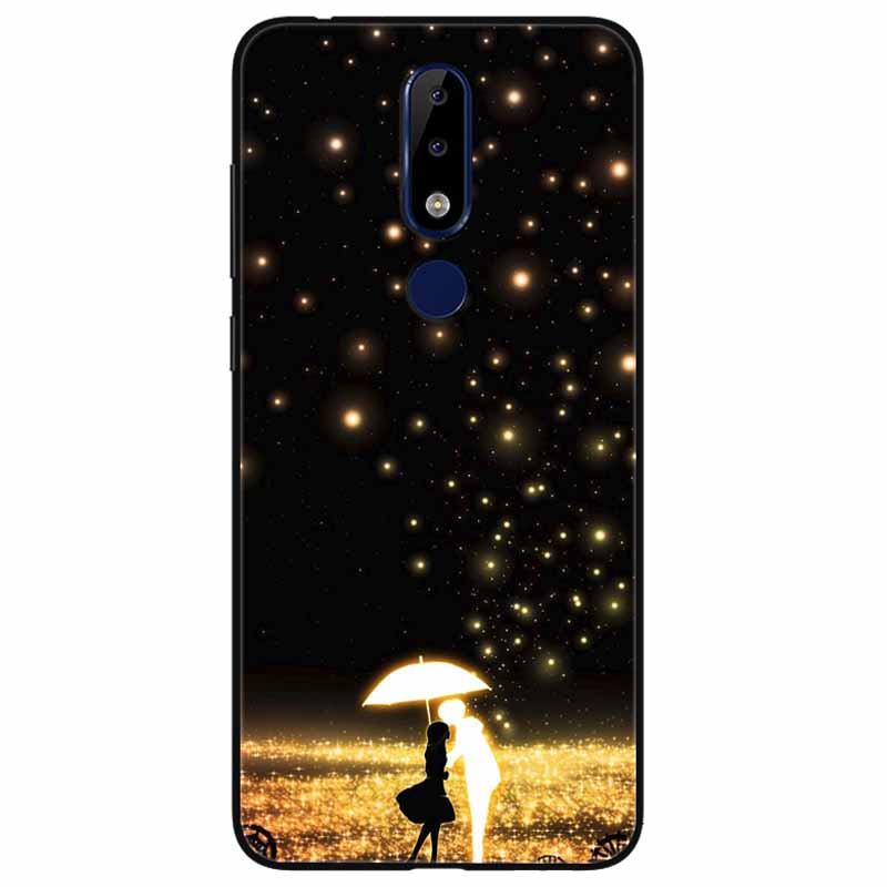 Для Nokia 5.1 Plus Чехол Мягкий Силикон Мультфильм Модный ТПУ Чехлы для Телефона для Nokia X5 Обложка 5.1Плюс Милый для NokiaX5 Защитный