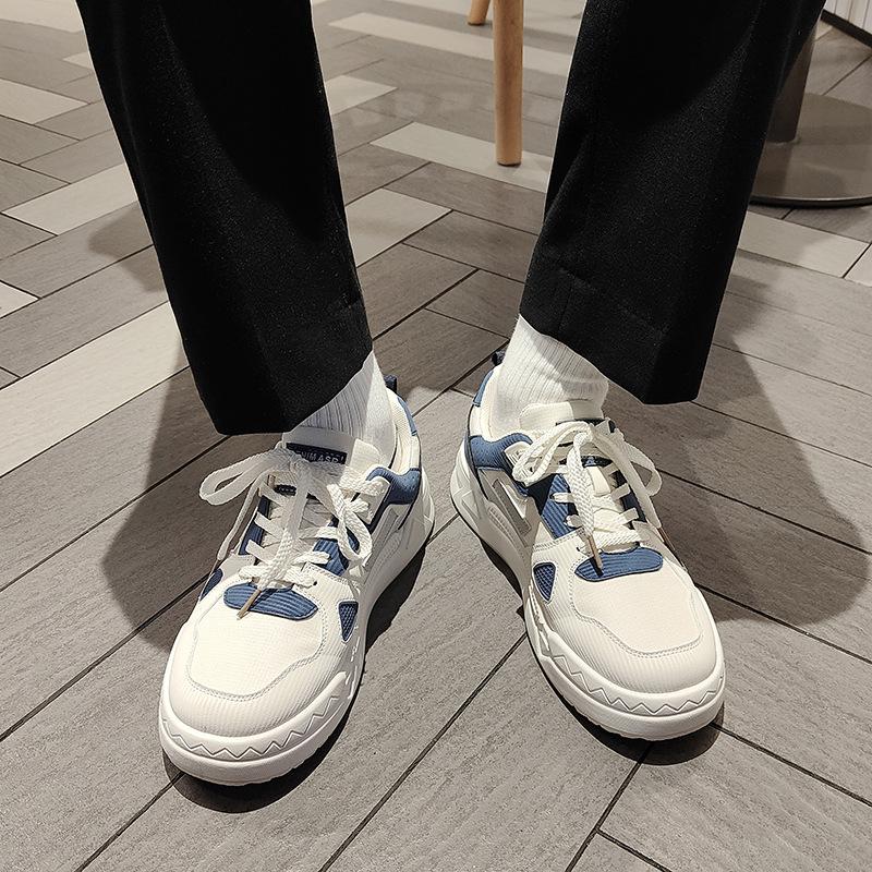 2024 Spring New Men's Shoes Hong Kong Style Small Group Boys' Cricket Shoes Versatile Sports and Leisure