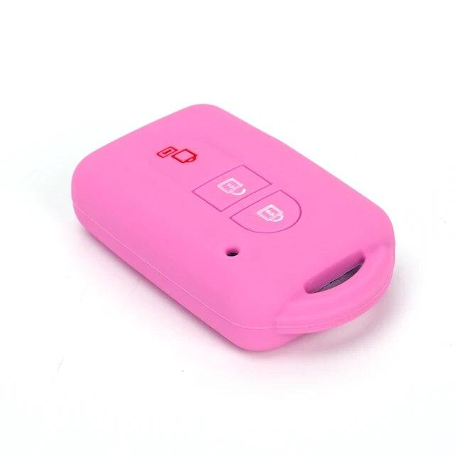 Silicone Car Key Cover Case Shell For Nissan Duke Juke Micra Qashqai X-Trail T31 Navara Tiida Pathfinder