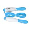 Skipping Rope PVC Cord Plastic Adjustable Fitness Counting Jump Rope for Adult Workout Student Sports Test Blue