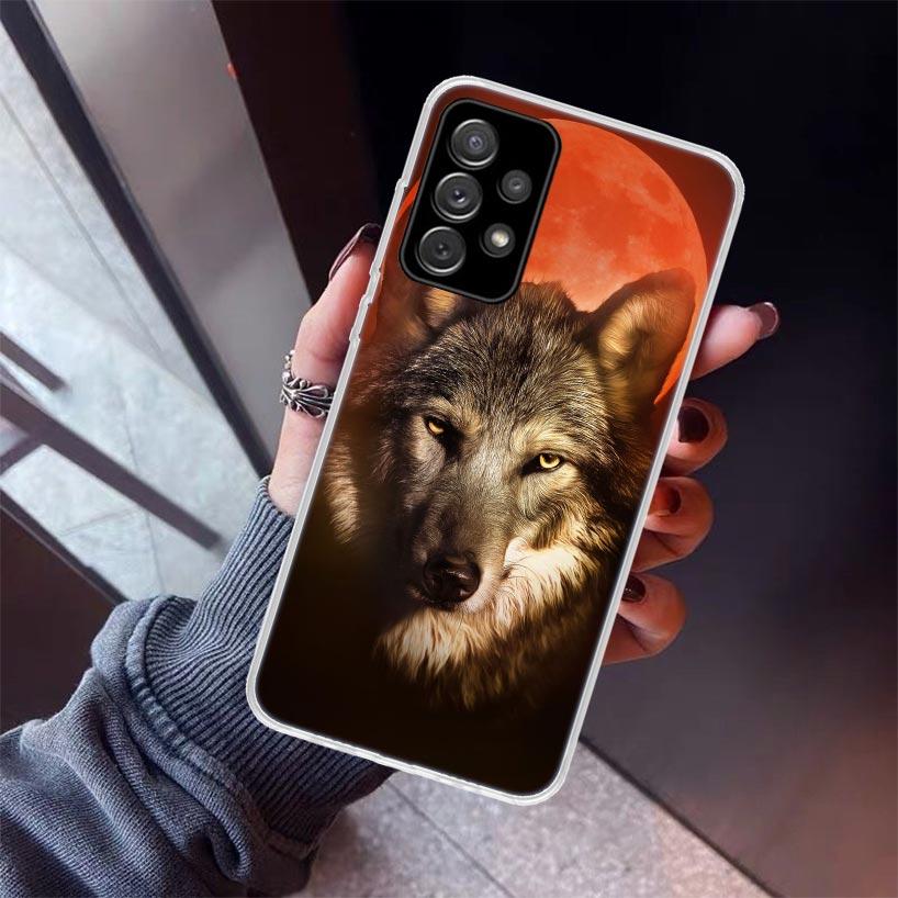 The Wolf Phone Case For Samsung Galaxy A17 A16 A26 A36 A56 A15 A25 A35 A55 A14 A13 A54 A53 A34 A24 A33 A23 A05S A04S Galaxy A16