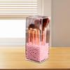 Acrylic Brushes Storage Cosmetic Holder Compact Eyebrow Pencil Cup Clear Makeup Brush
