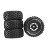 RC Car Tyre Tires Set 4 Pieces Accessories Easy To Replace Spare Parts Truck Wheel