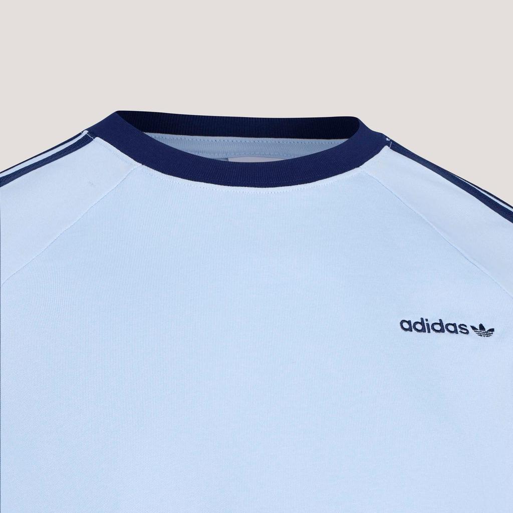 adidas Женская спортивная футболка Originals с коротким рукавом и тремя полосками, укороченная KX7971