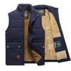 Winter Vest Jacket Sleeveless Coat Fur Fashion Large Size Men's Warm Vest Fleece Vest for Men