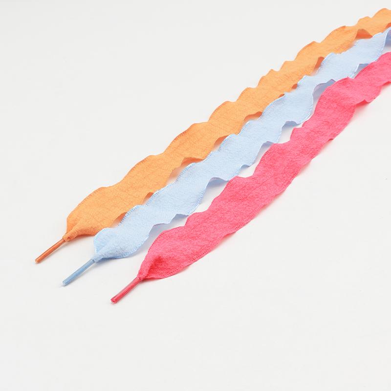 Плоские шелковые шнурки шириной 2,5 см для кроссовок, цветные плиссированные шнурки с оборками, однослойные шнурки для обуви, аксессуары для обуви