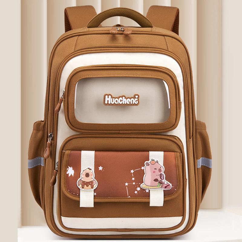 Школьный рюкзак Kapibala для школьников, рюкзак для начальной школы, детский рюкзак, облегчающий нагрузку, рюкзак большой вместимости