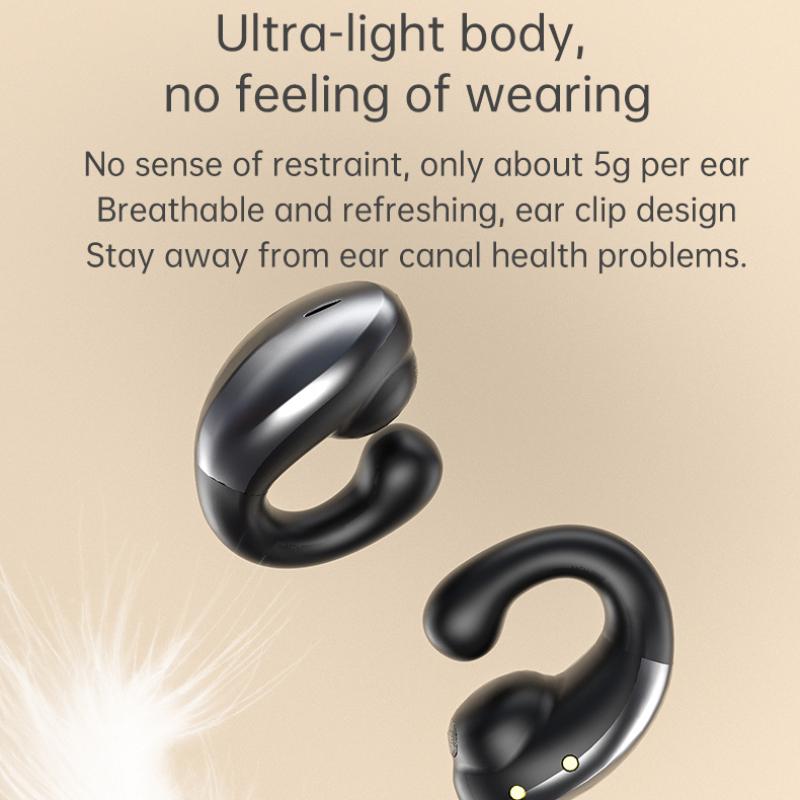 The New Wireless Ear Clip -type Bone Conduction Does Not Enter The Earless Bluetooth Headset