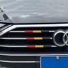 Для Audi A6 C8 4K 2019-2022 Автомобильные Декоративные Накладки на Переднюю Решетку Радиатора Гоночные Решетки Декоративные Трехцветные Аксессуары для Внешнего Тюнинга Автомобиля DIY