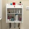 Кухонный настенный шкаф Большая вместимость Несколько отделений Простая установка Туалетный шкаф для хранения