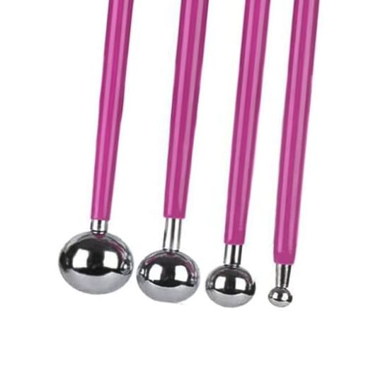 9 шт. глиняный инструмент, гладкий силиконовый, удобный захват, набор инструментов для нанесения точек, инструмент для лепки из глины, керамическая глина для рисования