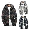 Outdoor Jacket Men Casual Hoodie Jackets Spring Camo Hooded Windbreaker Coat Male Outwear Streetwear