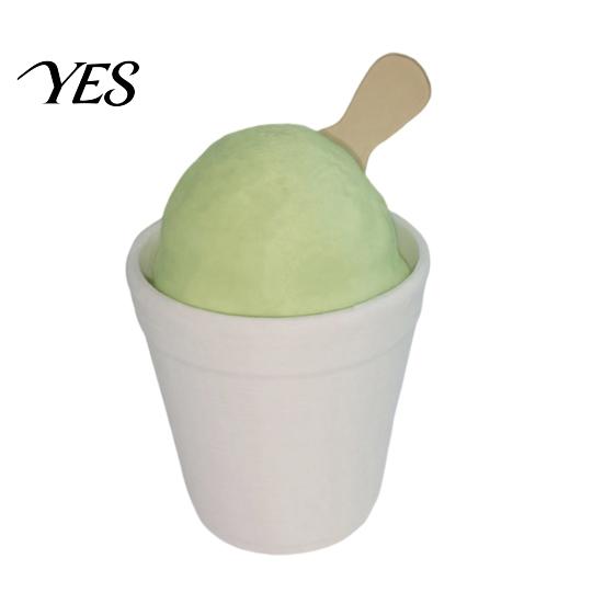 Fast Rebound Keycap Toy Ice Cream Cup Fidget Clicker, 3D Printed Finger Durable Stress Reliever Anxiety Relief Push Button for Kids Adults