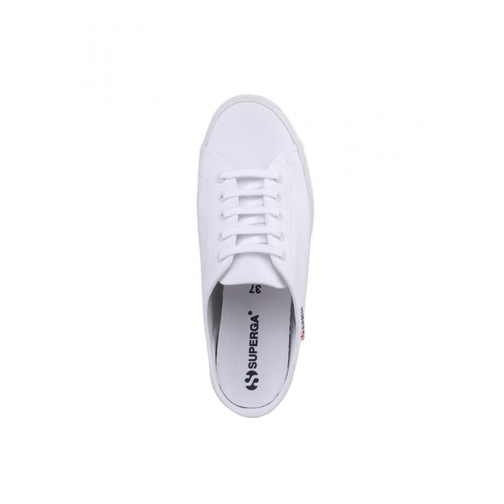 Superga 2401 Мюли телесного цвета, белые S4111qwadl
