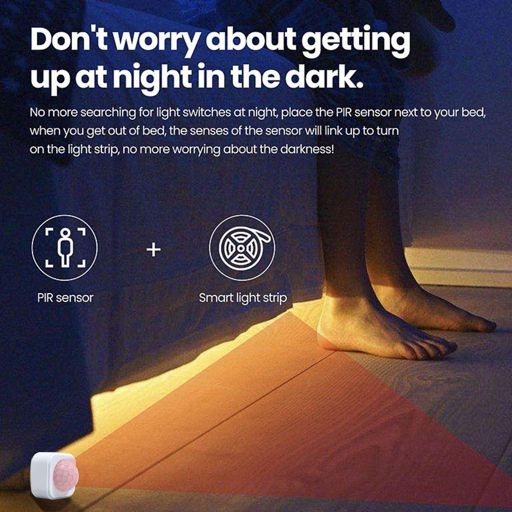 Продвинутый PIR-датчик движения Дистанционное управление Умный датчик присутствия Сигнализация