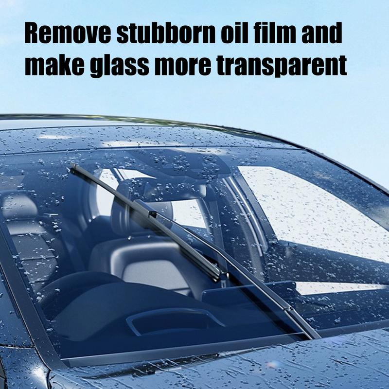 Car Glass Oil Window Cleaner 500ml Car Window Cleaner Auto Glass Cleaner Cream Auto Glass Polish Oil Remover Water Stains