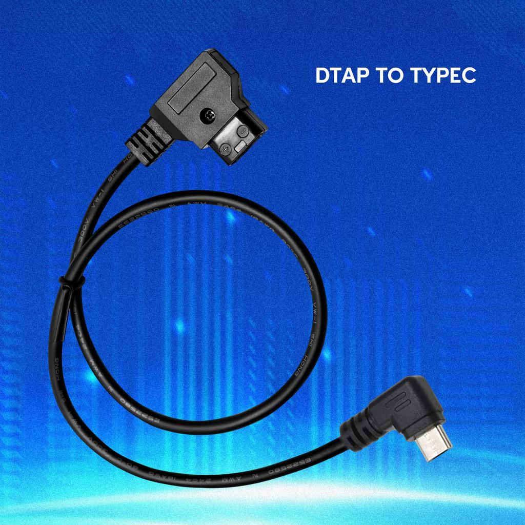 Кабель питания DTAP-USB C для камеры Удобный шнур питания для V-образного крепления аккумулятора Расширенная функциональность камеры