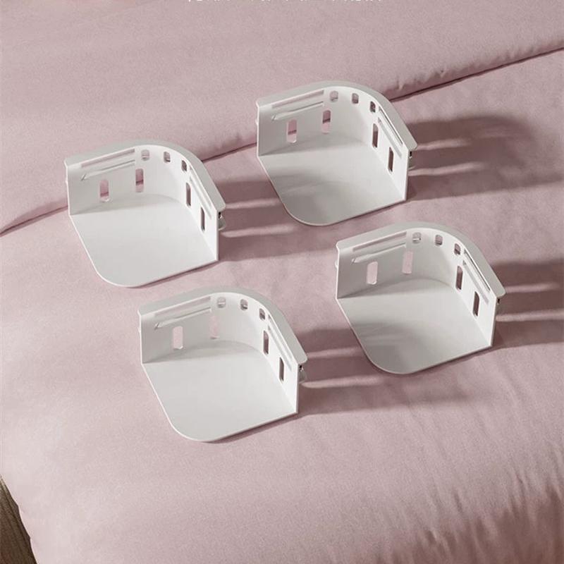 1/8set Heavy Duty Bedsheet Corner Fixator Tightener Clips Invisible Sheet Holders Non-Slip Quilt Sheets Fastener Grippers Straps