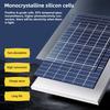 Гибкая солнечная панель 100 Вт с прочной алюминиевой рамой Монокристаллический кремний Водонепроницаемая солнечная панель Для дома Фермы Лодки Кемпинга