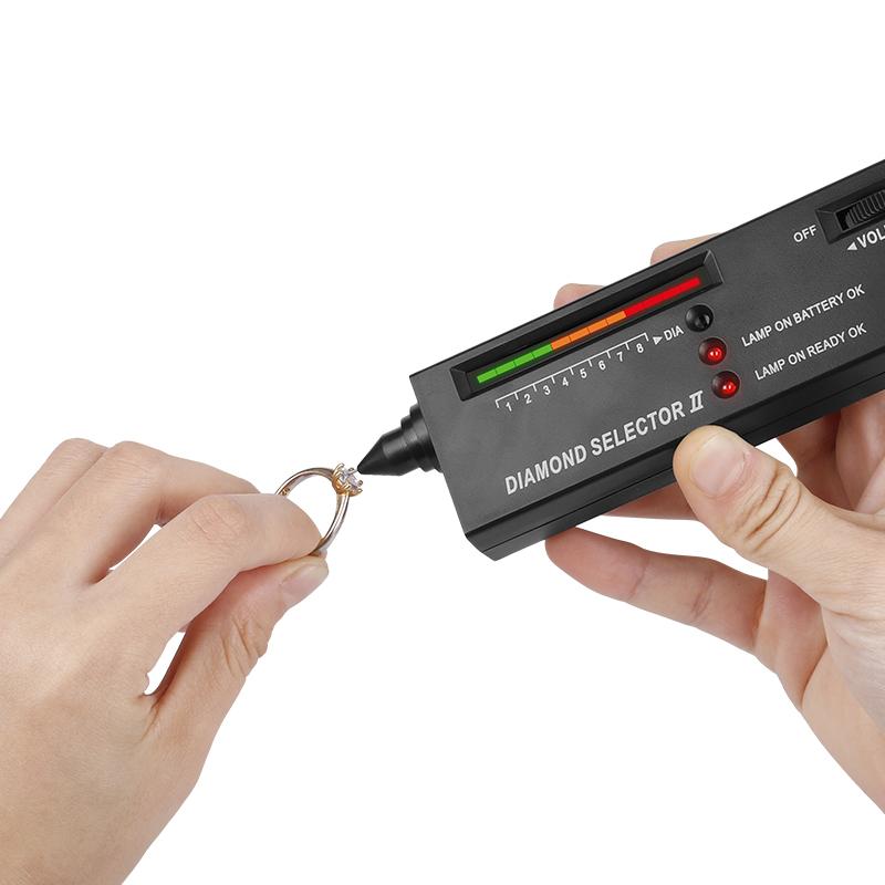 Jewelry Diamond Tester with Case Portable Gemstone Selector II High Accuracy Gem Testing Equipment