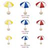 Miniature Landscape Dollhouse Fairy Garden Beach Sun Umbrella Micro Landscape Seascape Decoration