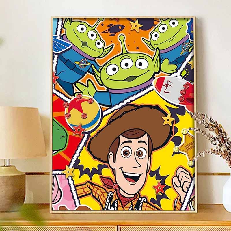 Disney Набор для рисования алмазной мозаикой Toy Story, Алмазная мозаика, Настенное искусство, Декор для дома