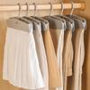 2pcs Crease-resistance Long Skirt Hanger Rotatable Jk Skirt Hanger Clothes Hanger  Drying Room