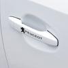 4 шт. Светоотражающие наклейки на диски колес и кузов автомобиля для Peugeot 307 206 407 207 308 3008 2008 208 1007 GT 107 106